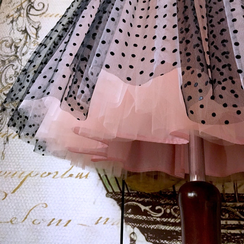 tulle skirt polka dot
