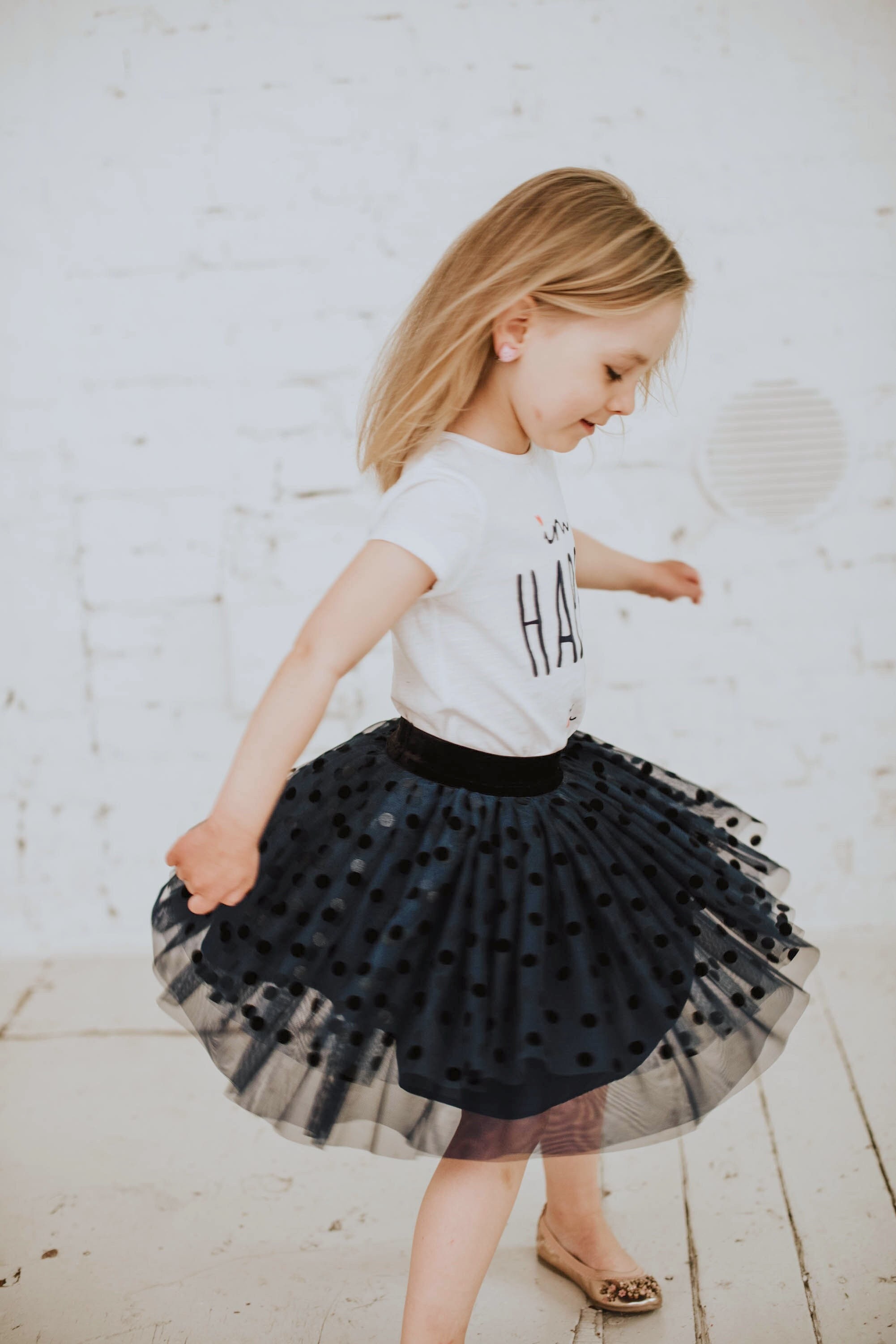 スカート madder madder PONYTAIL DOT TULLE SKIRT Connect the Dots Modest Tulle Skirt