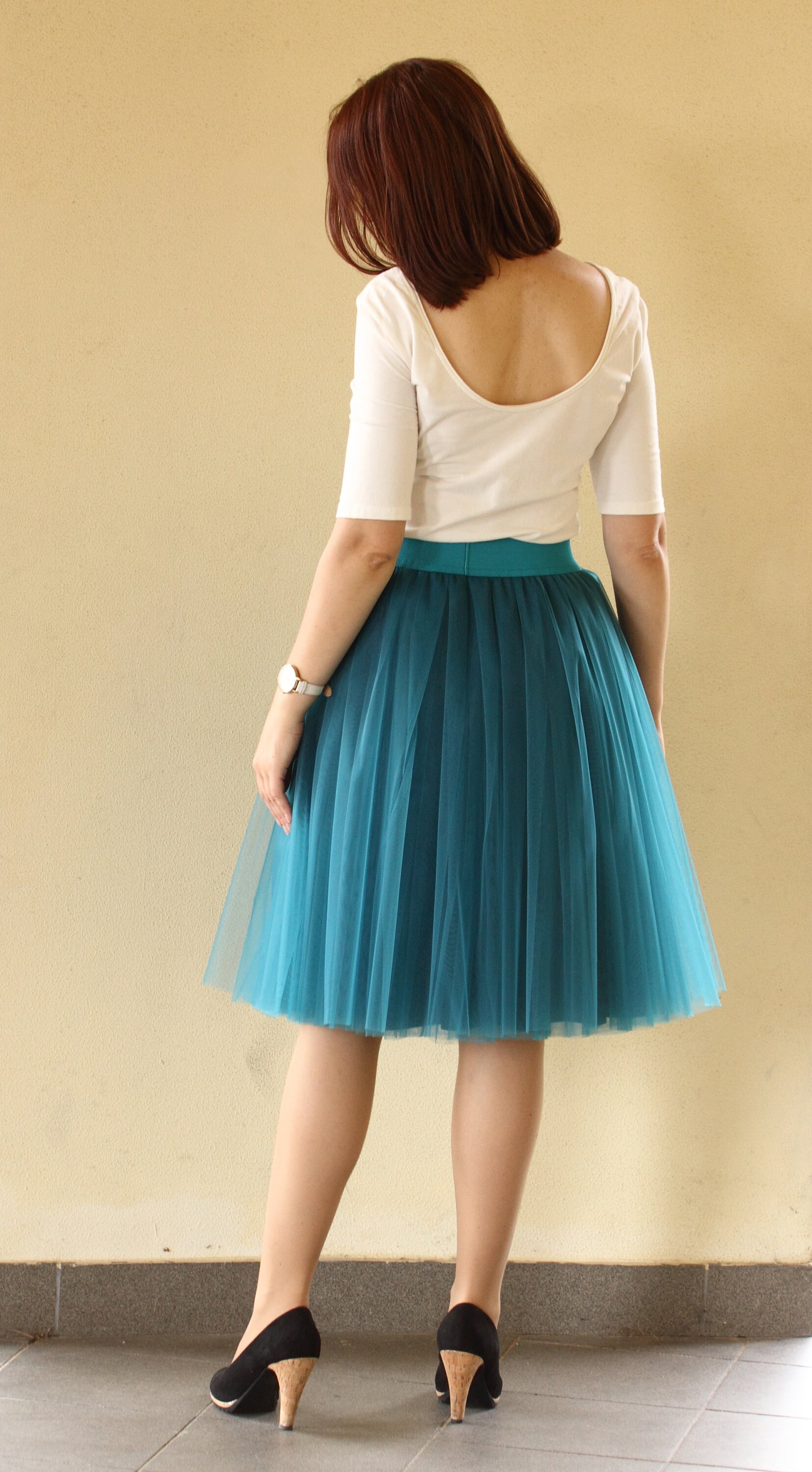 Bluelea Tulle tiered skirt ショート36 Bluelea Tulle tiered skirt 36 short