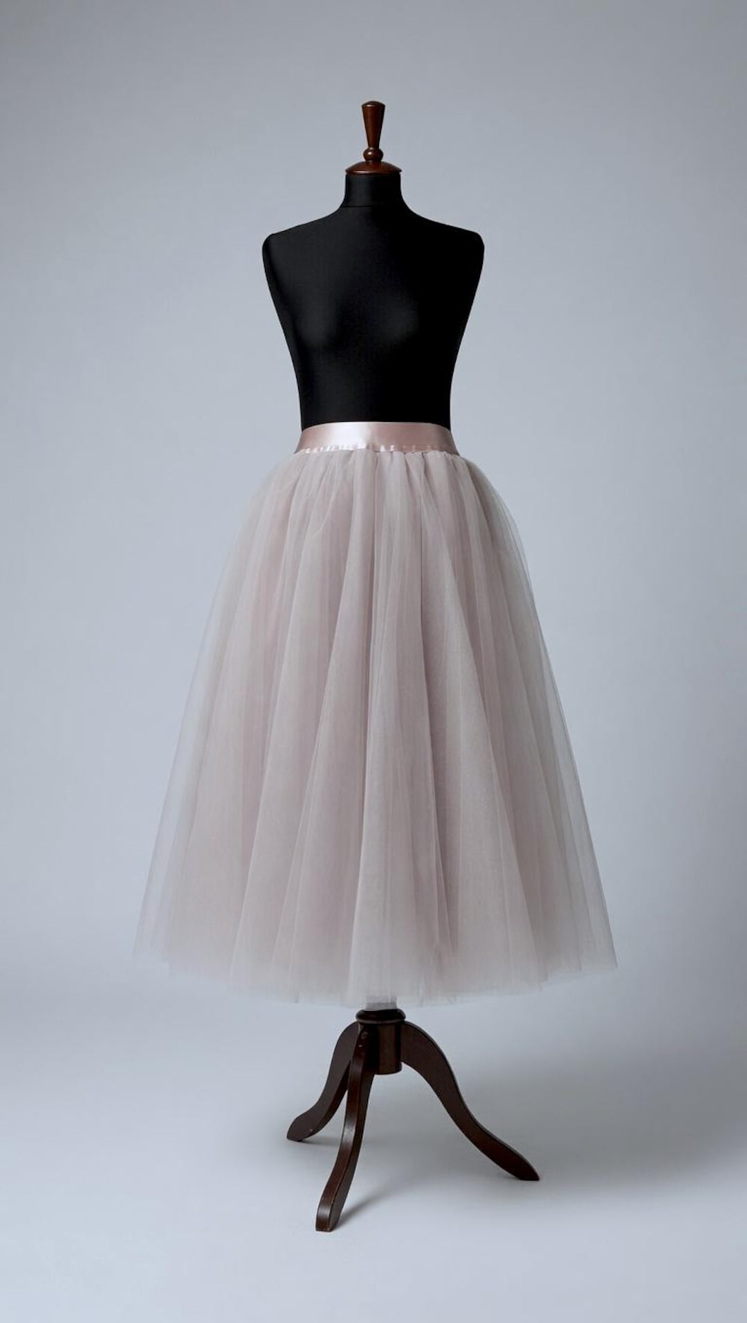 herlipto Carre Twinkle Tulle Skirt Sサイズ Tea Length Tulle Skirt With Satin Lining - Etsy