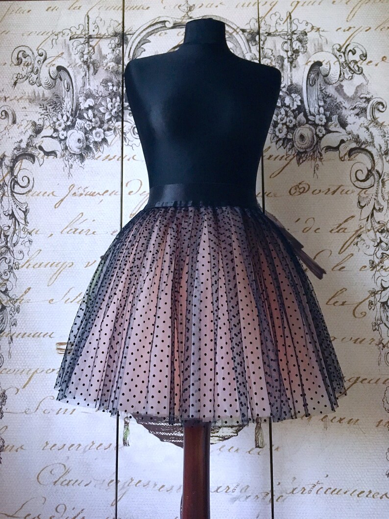tulle skirt polka dot