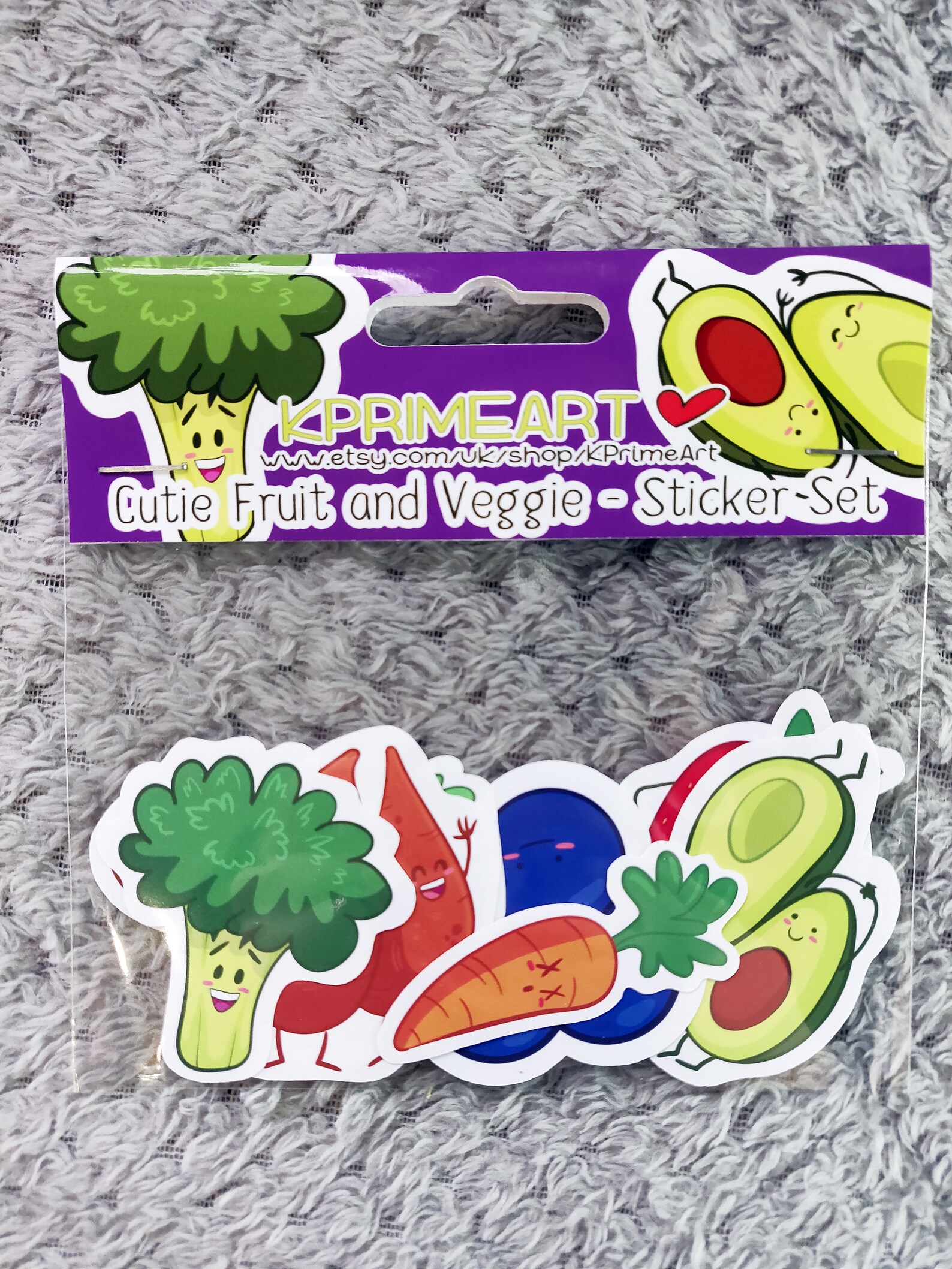 Fruit and Veg Vinyl Sticker Set Healthy Stickers Vinyl Etsy