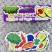 Fruit and Veg Vinyl Sticker Set Healthy Stickers Vinyl Stickers Food ...