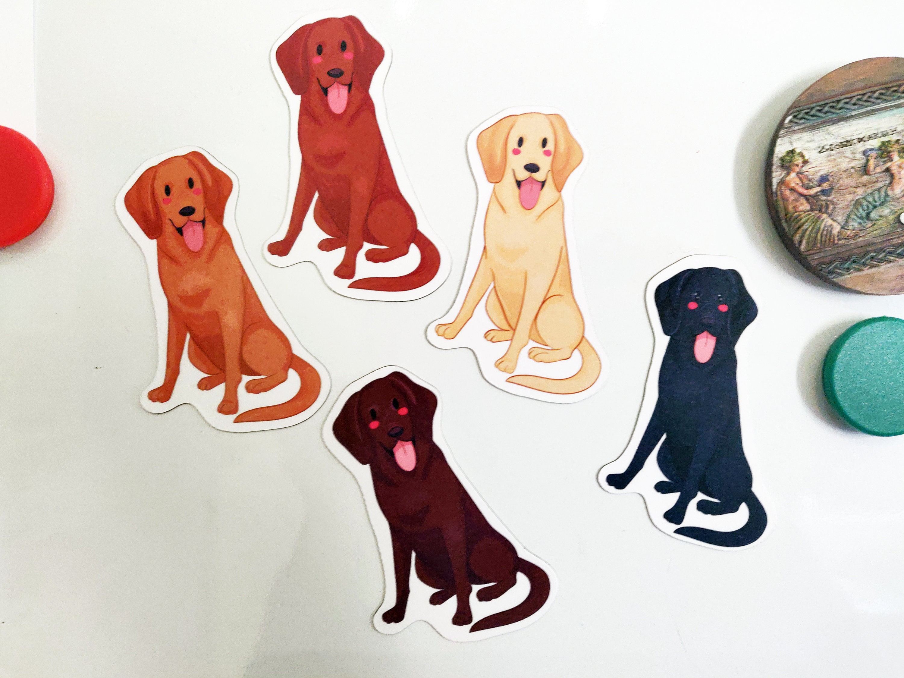 Labrador Labrador Retriever Fridge Fox Red Etsy UK