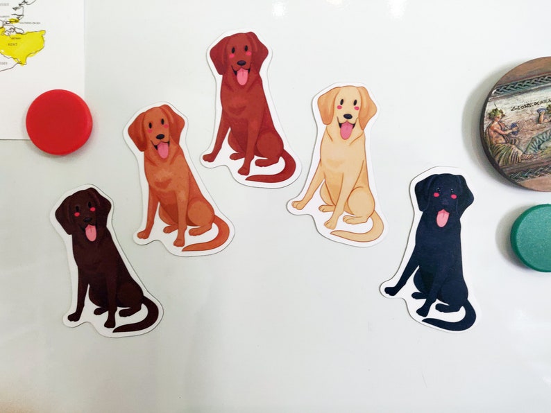 Labrador Labrador Retriever Fridge Fox Red Etsy