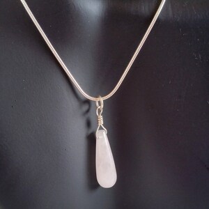 Flower Necklace sterling silver handmade chain jewellery ChaByDesign UK Designer