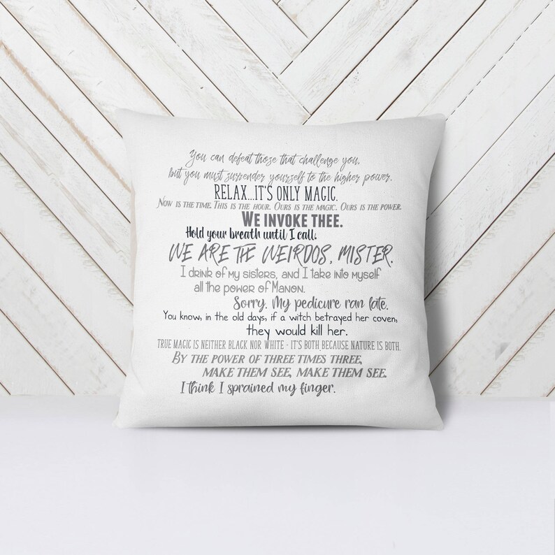 The Craft Movie Quote Pillow Cover 18x18inch Pillow Cover Etsy
