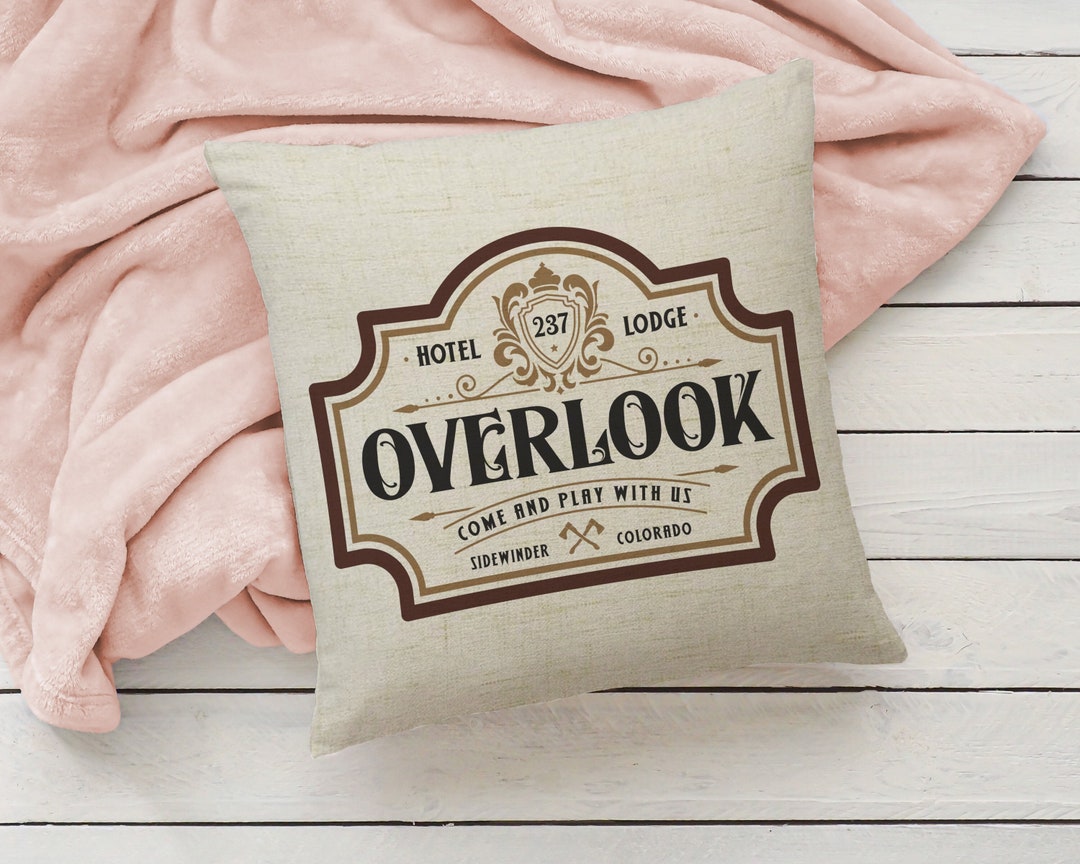 Overlook Hotel Pillow Cover the Shining Machine Washable Pillow Cover