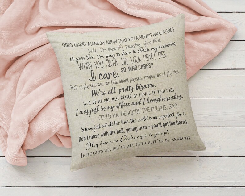 Movie Quote pillow cover Breakfast Club 18x18inch pillow cover machine washable cover image 4