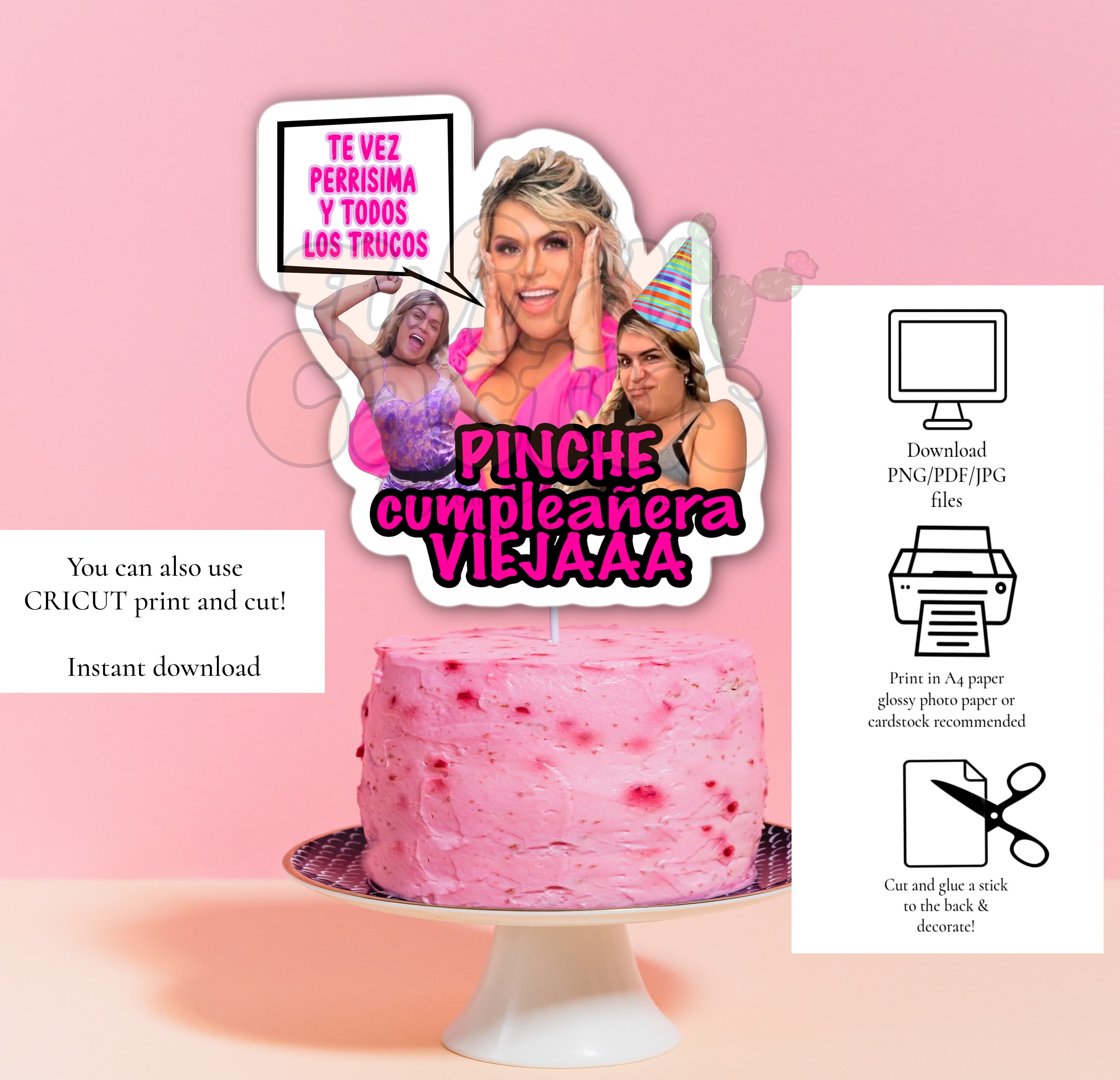 Wendy Guevara Birthday Cake Topper - Etsy