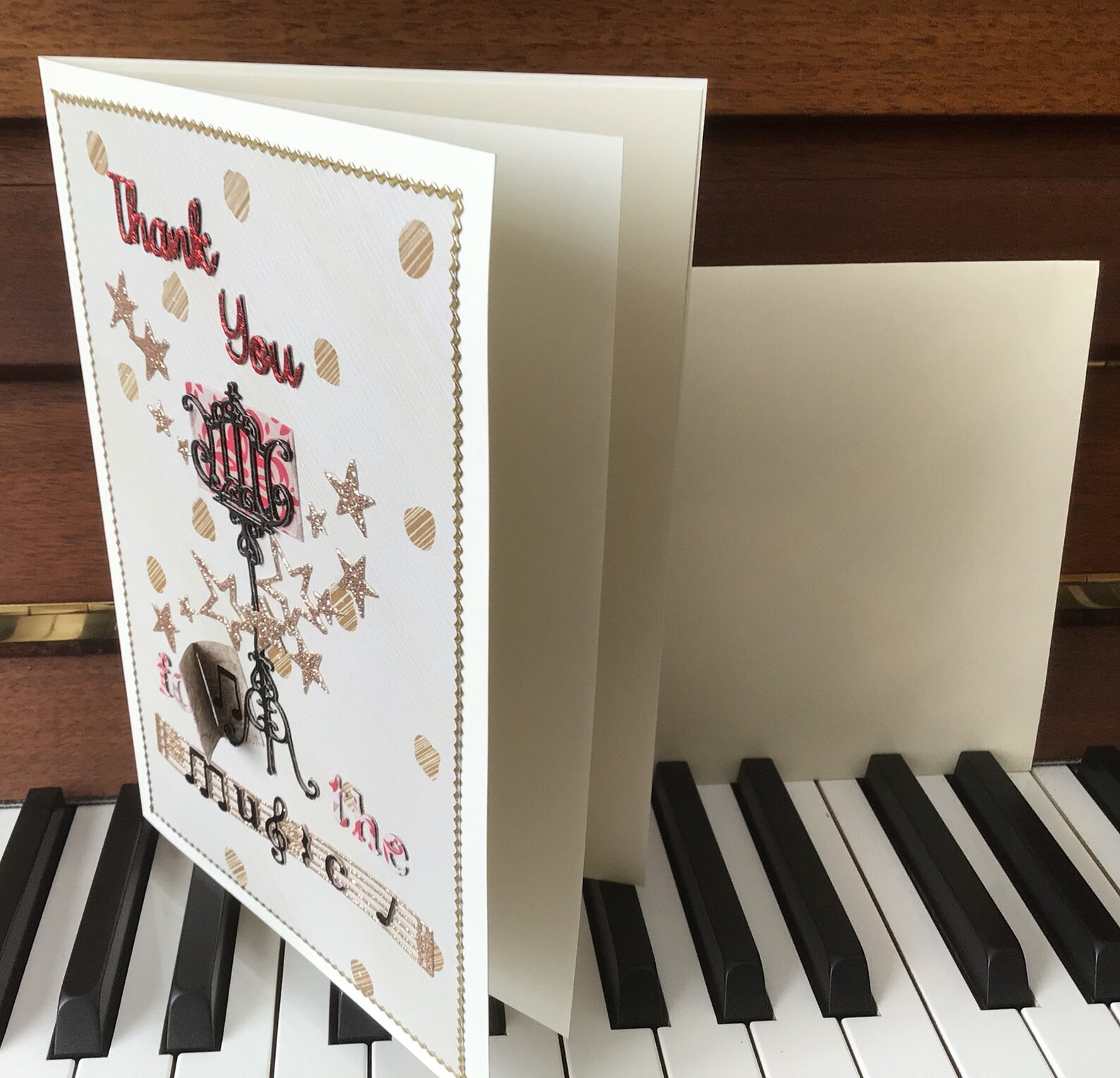 Music Director Thank You Card Musician Leaving Card Music Etsy
