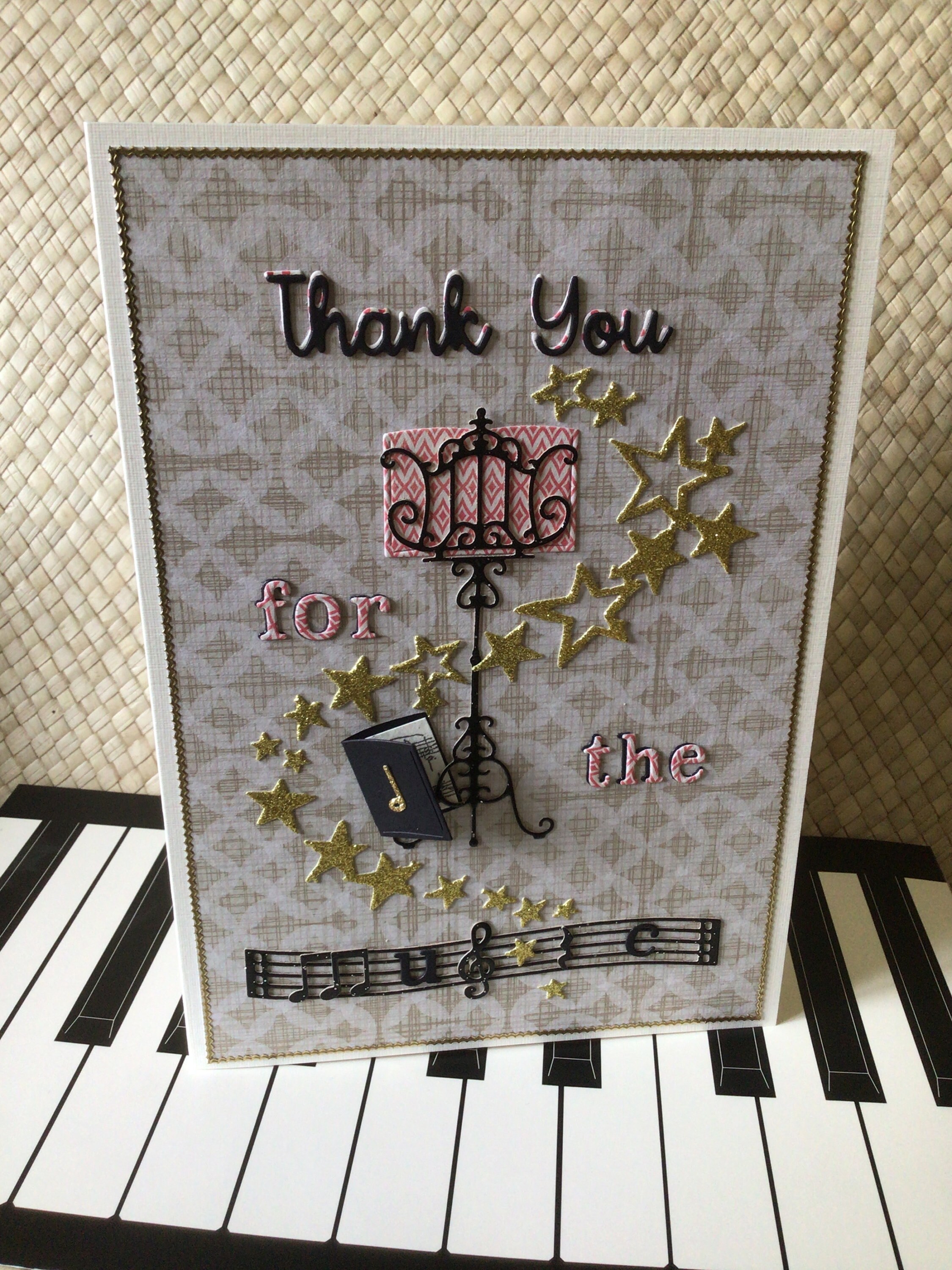 Music Director Thank You Card Musician Leaving Card Music Etsy