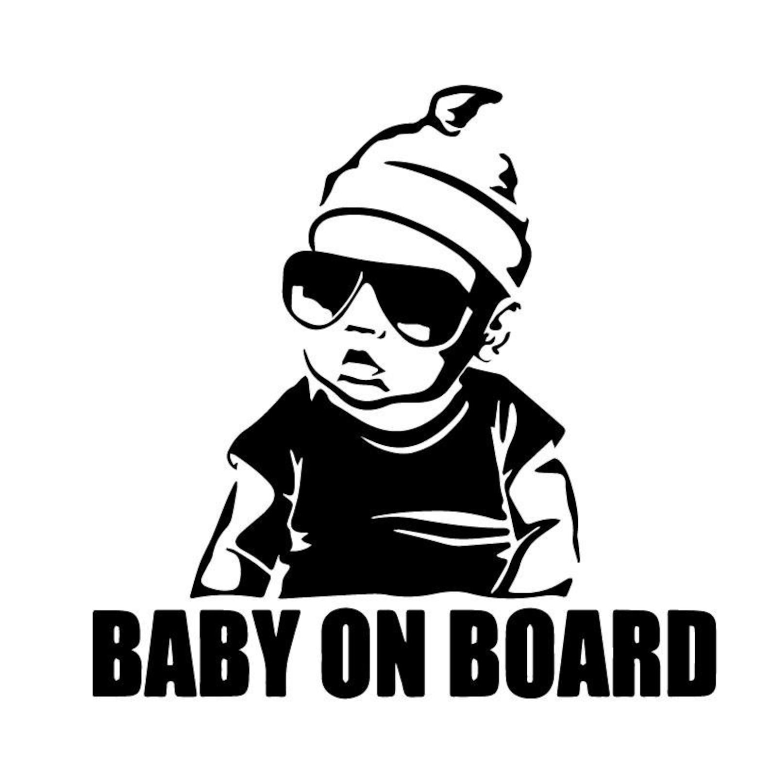Baby on Board Type Decal Etsy