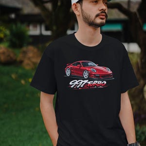 Porsche 997Turbo 911 T-Shirt Bild 2