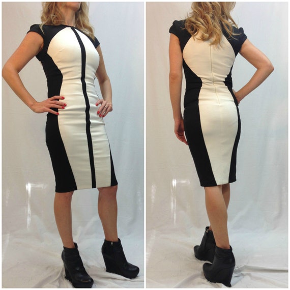 Dress Knee Length Fitted Dress Evening 