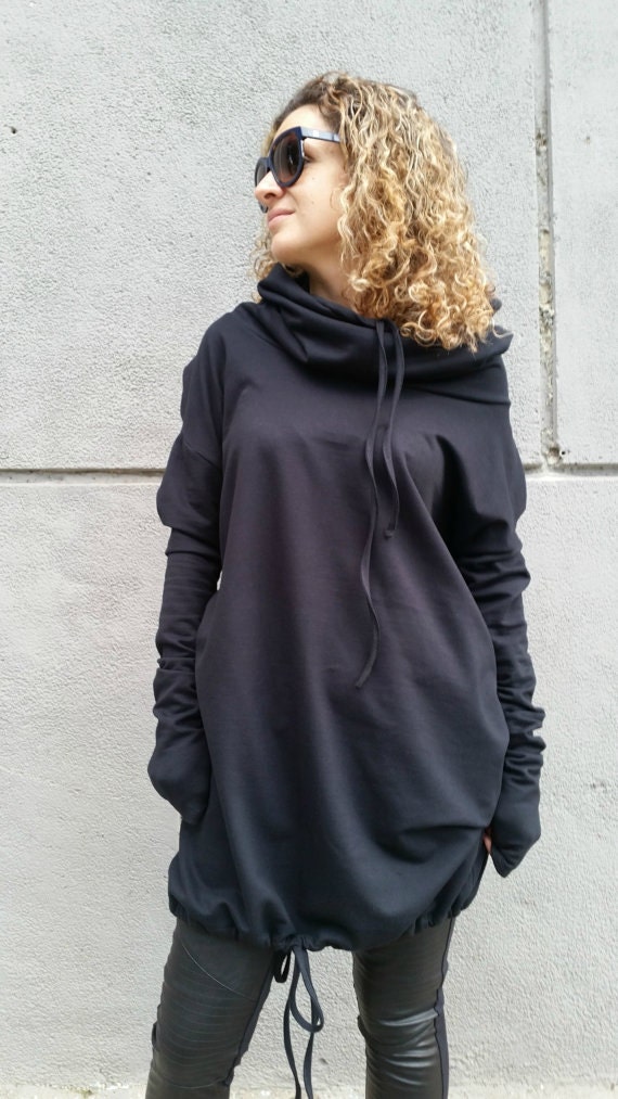 hoodie maxi sweater dress