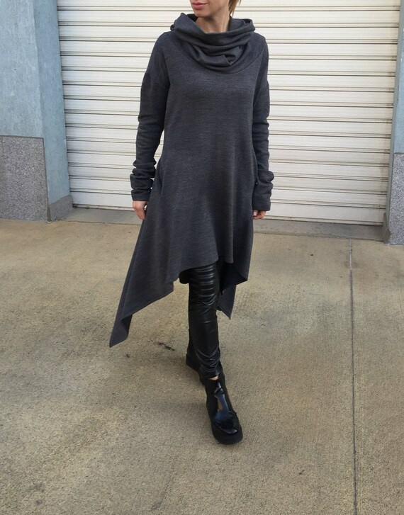 oversized sweater dress with pockets