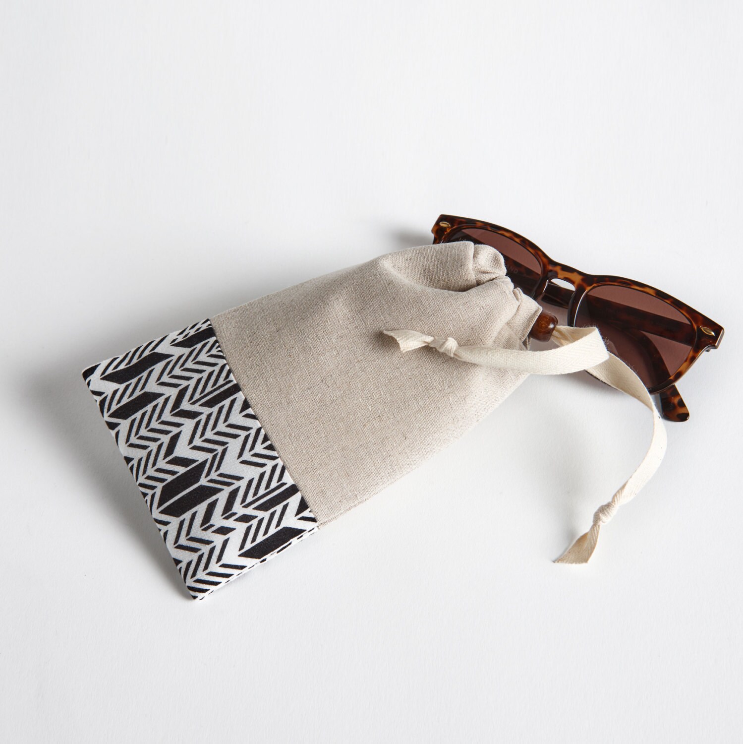 Padded Sunglass Case with Cleaning Cloth Glasses Case in Etsy