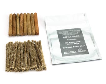 Spitfire Refill Pack - Value pack of refill tinder for your Spitfire pocket fire lighting kit. BBQ, camping, hiking, survival. UK-made.