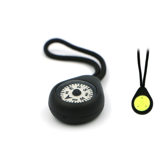 NV-20K Pocket / Zip Compass - Rugged, reliable navigation aid. Precision luminous dial & GITD lamp. Hiking, camping, survival. UK-made.