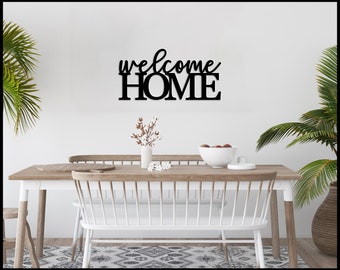 Welcome Home Wood Sign, Welcome Sign, Entry Way Decor, Realtor Gift, Housewarming Gift