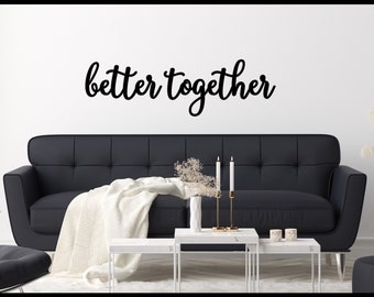 Better Together Sign, Better Together Wooden Sign, Wedding Decorations, Wedding Backdrop, Better Together Backdrop