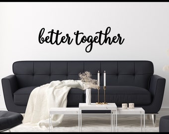 Better Together Wooden Sign, Wedding Decor, Photo Backdrop