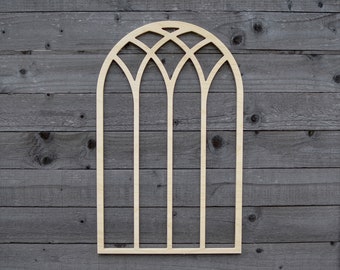 Cathedral Windows, Window Frames, Farm Home Decor, Wood Arch Craft, Farmhouse