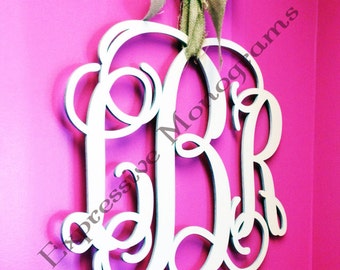 Wood Wall Monogram, Dorm Monogram, Wooden Monogram, Wall Decor, Home Decor, Door Monogram, Wedding Monogram, Personalized Gift,Nursery decor