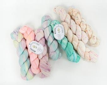 Botanic Hand Dyed Yarn Lace 50g by Ancalls Korean Lace yarn soft, light high quality yarn