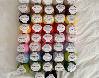 Thin Lolly Cotton 3ply Yarn by Ancalls | Amigurumi, Doll, Crochet Craft Yarn