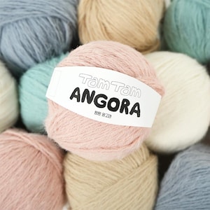 TamTam Angora 70g by Ancalls Korean Fluffy yarn Elegant Texture Without Shedding