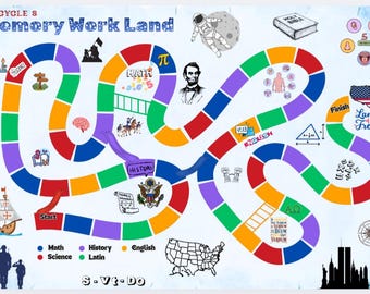 Classical Conversations Cycle 3 Memory Work Board Game, Tutor Review Game, CC