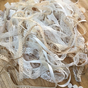 Pretty Vintage rustic lace bundle. Cream Mix