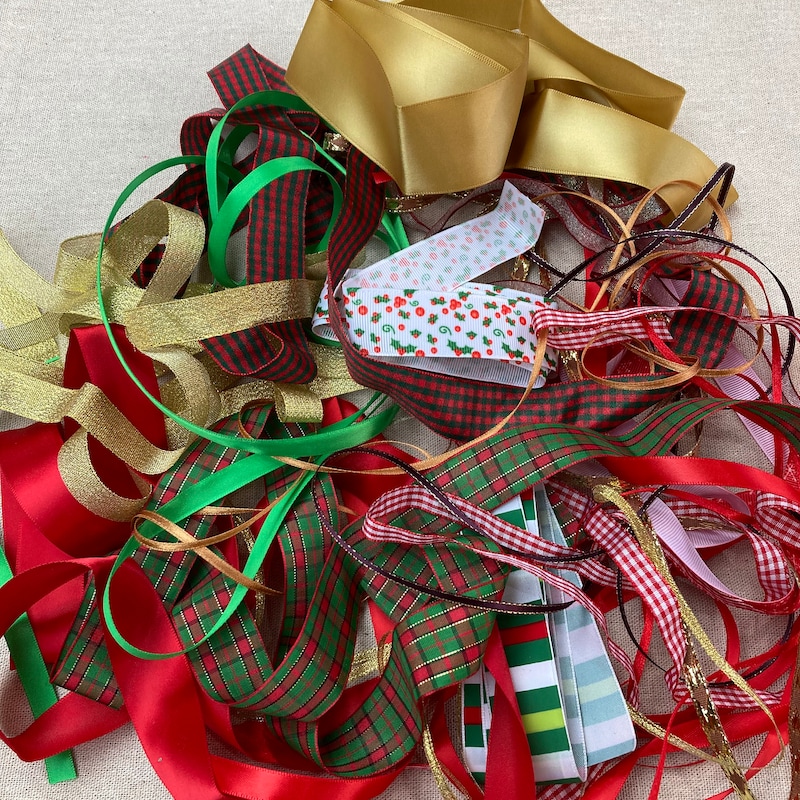 Christmas Ribbon - Etsy UK