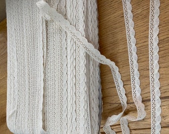 Vintage Cream Cotton Lace Trim