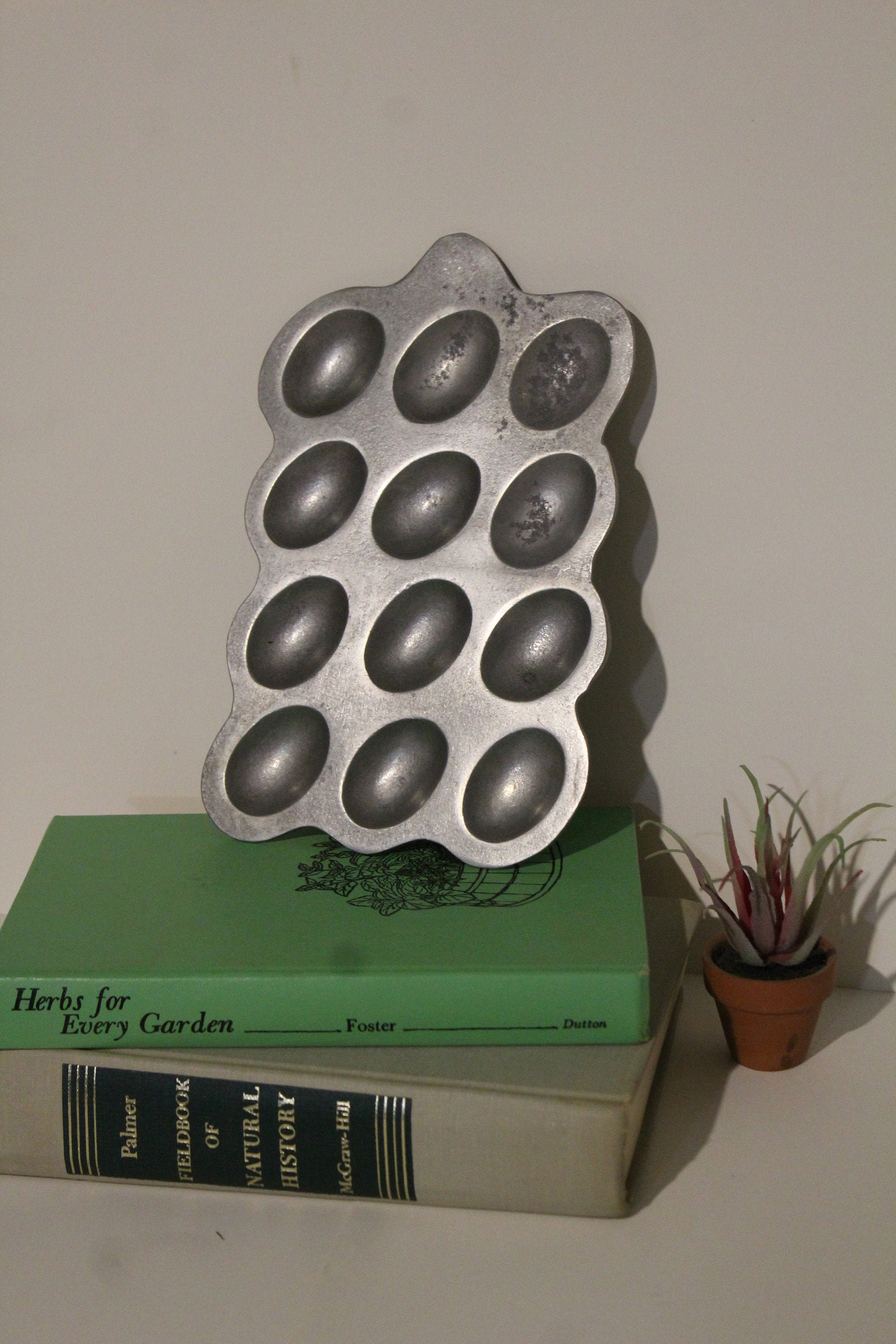 Vintage Pewter Egg Holder Tray Vintage Easter Egg Decor Etsy