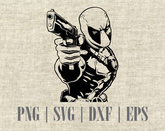 Marvel Superhero Svg Deadpool Open Chest Cut Files Etsy