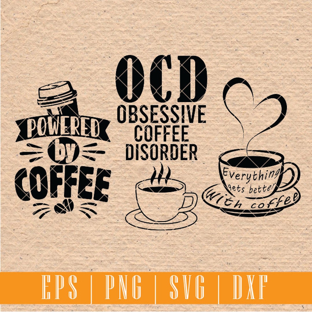 Coffee Quotes Printables and Decor for Cafes and Coffee Lovers PNG SVG ...