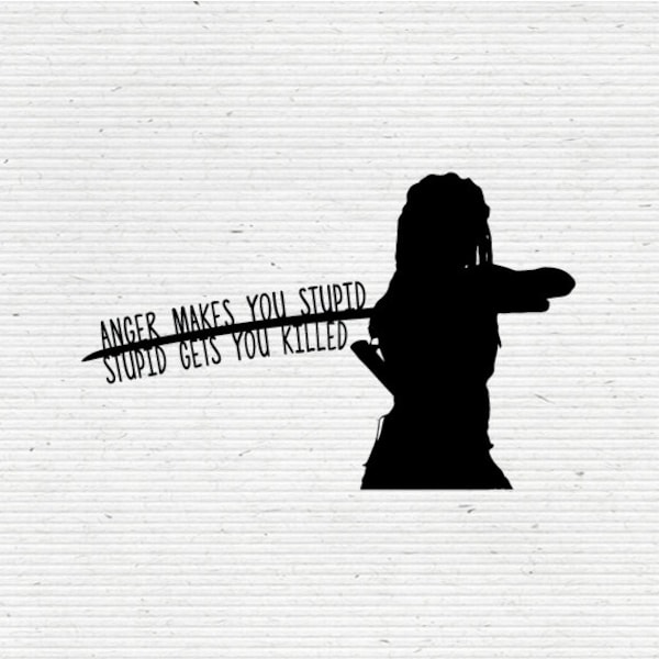 Michonne The Walking Dead Quote SVG, DXF, PNG and Vector File