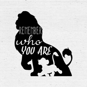 Onthoud wie je bent Inspirerend citaat | Afdrukbare digitale afbeeldingen | Ideaal voor scrapbooking, kaarten maken en muurstickers
