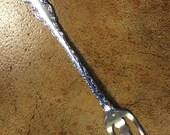 BIRKS Louis XV Sterling Silver Pickle or Olive Fork no monogram ANTIQUE