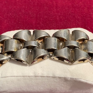 Vintage Heavy Link Bracelet from Industria Argentina
