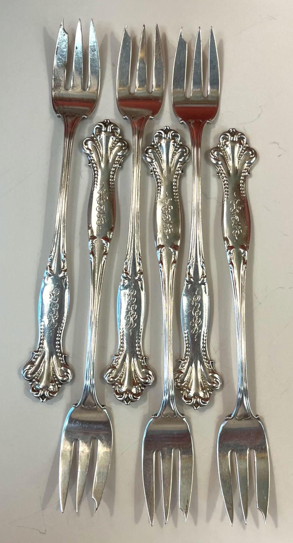 Sterling Silver Oyster Fork - Etsy