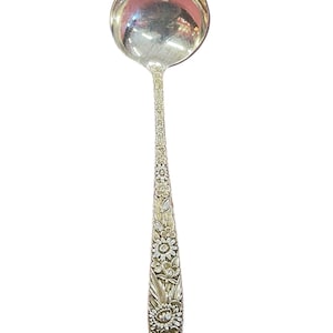 Kirk Repousse Sauce Ladle Sterling Silver