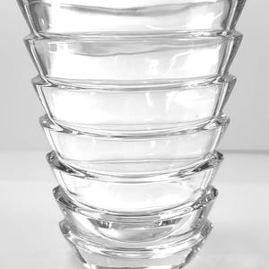 Baccarat Oval, Ridged Vase