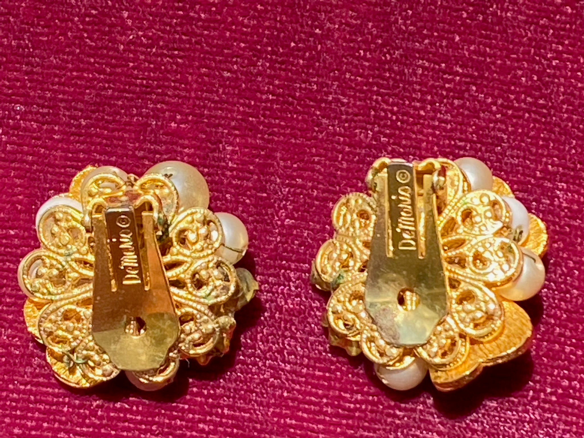 Demario Costume Jewelry Earrings Style of Miriam HASKELL Etsy UK