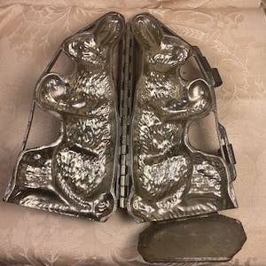 Antique Hinged Easter Bunny Chocolate/ Candy Mold