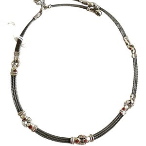 PHILIPPE CHARRIOL雫 ワイヤーネックレス シルバー Charriol Necklace - Etsy