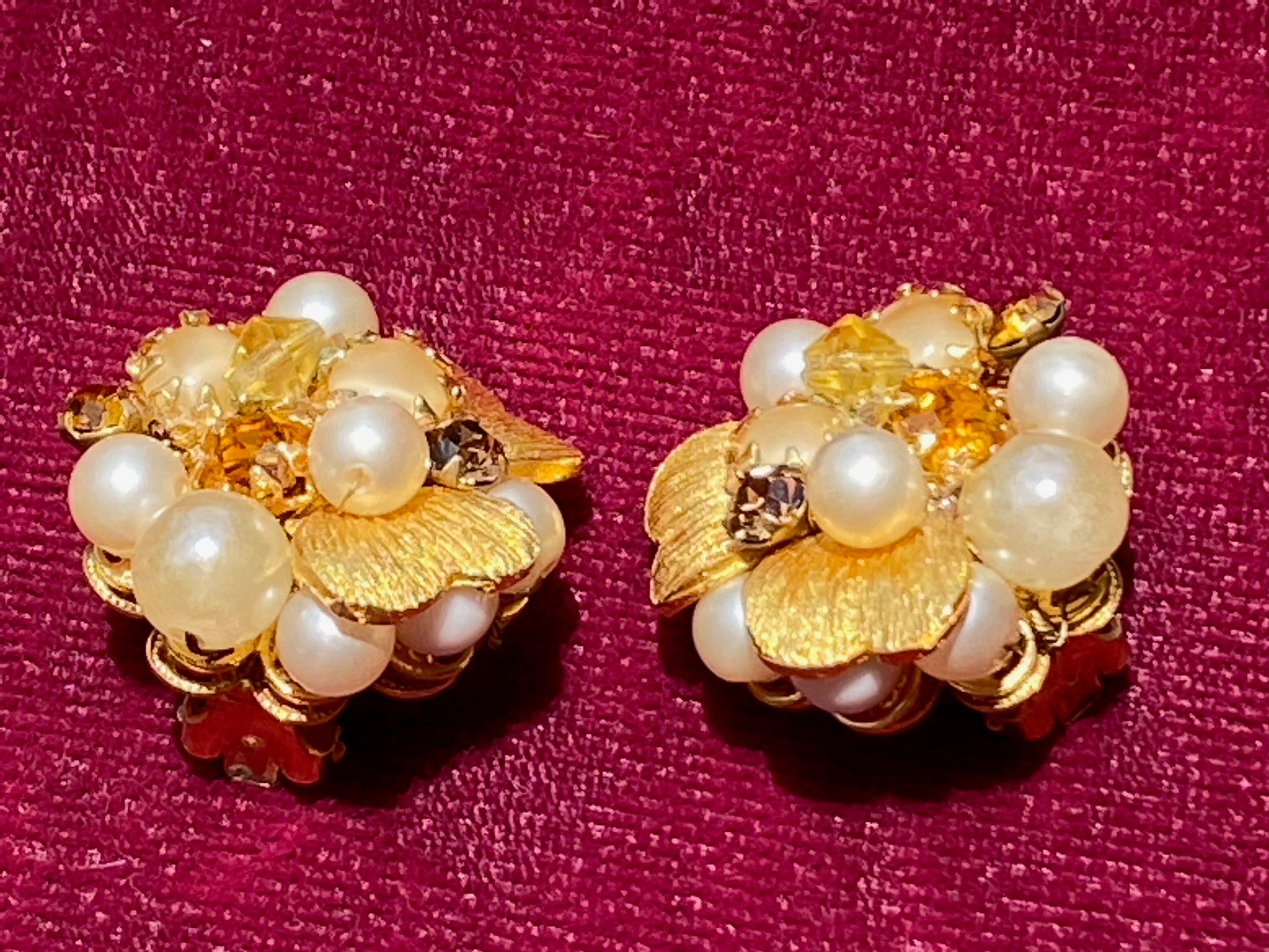 Demario Costume Jewelry Earrings Style of Miriam HASKELL Etsy UK